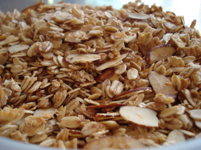 Almonds and oatmeal